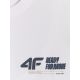 4. T-shirt regular gładki męski 4F 4FRSS26TTSHM3992-10S