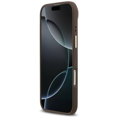 5. Etui Guess 4G PU Classic Logo MagSafe na iPhone 17 Air - brązowe