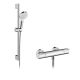 3. Hansgrohe Crometta brusersystem z 65 cm Vario brusesat i Ecostat 1001 CL termostatarmatur til frembygning