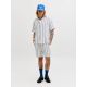 2. Jack&Jones męskie szorty JPSTJAIDEN COBA STRIPE JOG SHORTS REG SN 12274413 CLOUD DANCER/STRIPES
