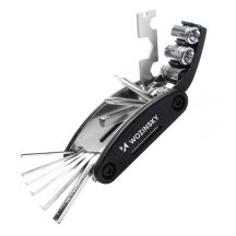 Zestaw narzędzi Wozinsky WWZ-01N 16w1 wielofunkcyjny do naprawy roweru  - czarny