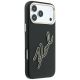 4. Etui Karl Lagerfeld Smooth Big Resin Signature Logo na iPhone 18 Pro Max / 17 Pro Max - czarne
