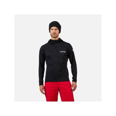 Bluza męska męska ROSSIGNOL BLACKSIDE MIX FZH FLEECE czarna