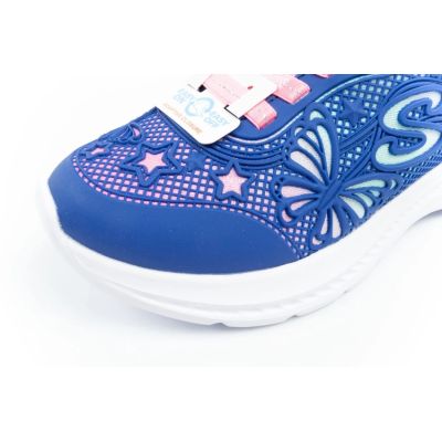 6. Skechers Jumpsters buty dziecięce sportowe dla dziewczynki brokatowe