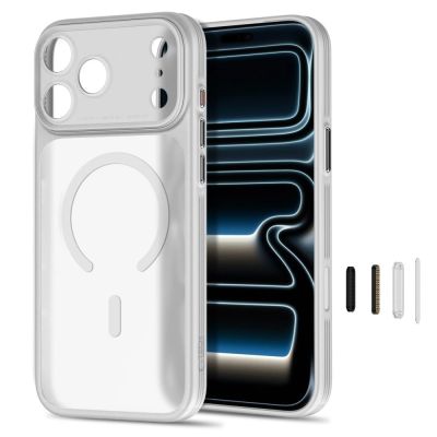 2. Etui Tech-Protect MagPrime MagSafe CC na iPhone 18 Pro / 17 Pro - szare matowe