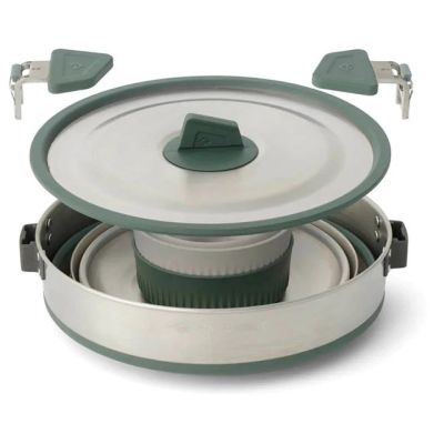 6. Zestaw naczyń Sea to Summit Detour SL Steel One Pot 3L 5P