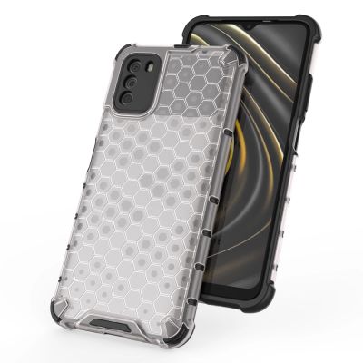 7. Honeycomb etui pancerny pokrowiec z żelową ramką Xiaomi Poco M3 przezroczysty
