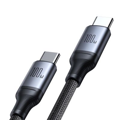 2. Kabel Joyroom Speedy Series S-A21 2w1 USB-C - USB-C / USB-C 100W 1.5m - czarny