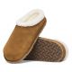 6. Klapki Birkenstock Zermatt Premium Shearling LEVE Mink LAF standardowa stopa (1023161)