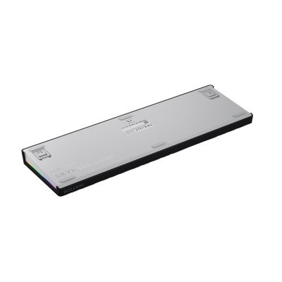 6. HATOR Skyfall Wireless 100 klawiatura Gaming USB + RF Wireless + Bluetooth QWERTY US English Czarny, Biały