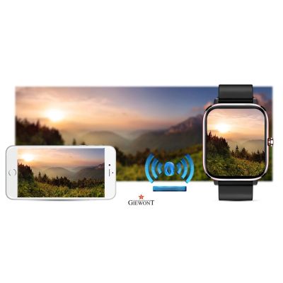 15. Smartwatch Giewont Różowo-Czarny GW230-3