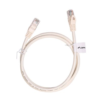 2. Patchcord U/UTP Lanberg PCU6-10CC-0100-W (RJ45 - RJ45 ; 1m; UTP; kat. 6; kolor biały)