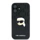 3. Etui Karl Lagerfeld Monogram Karl Head Pin na iPhone 16 - czarne