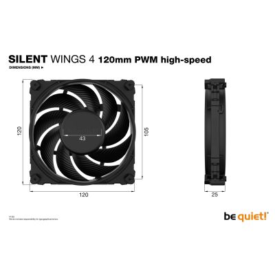 2. WENTYLATOR BE QUIET! SILENT WINGS 4 120mm PWM High
