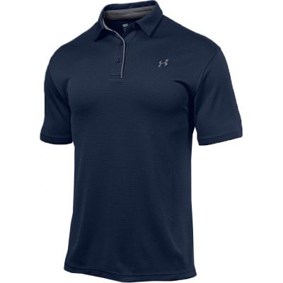 Koszulka treningowa Under Armour Tech Polo, z krótkim rekawem, w kolorze granatowym