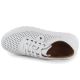 3. Skórzane półbuty damskie ażurowe białe Vinceza 79629