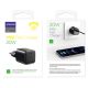 5. Joyroom szybka ładowarka sieciowa USB Typ C 20W Power Delivery Quick Charge 3.0 AFC czarna (L-P202)