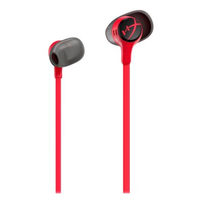 2. Słuchawki HyperX Cloud Earbuds II CZERWONE