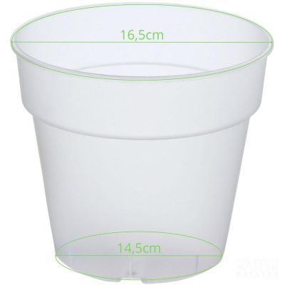 3. DONICZKA PLANTI PRZEŹROCZYSTA 16CM