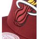 5. Czapka z daszkiem Mitchell & Ness NBA Miami Heat Top Spot Snapback Hwc Heat HHSS3256-MHEYYPPPMARO