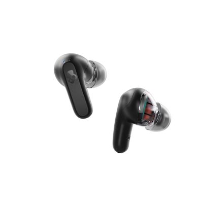 3. Skullcandy (Czaszka) | Prawdziwe bezprzewodowe słuchawki douszne | KOLEJ | Łączność Bluetooth | Czarny