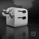 5. Adapter podróżny SBS uniwersalny - EU 2xUSB-A - biały