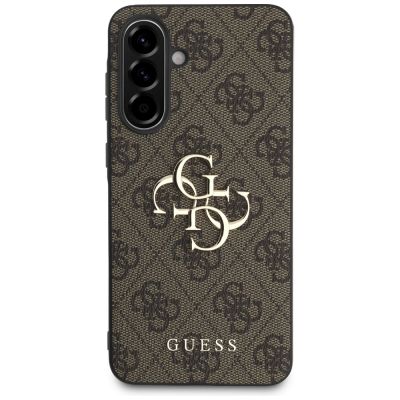2. Etui Guess Big 4G Logo Classic Logo na Samsung Galaxy A56 - brązowe