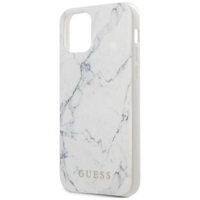 3. Etui Guess Marble na iPhone 12 mini 5,4" - białe