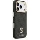 4. Etui Guess 4G Strass Logo MagSafe na iPhone 17 Pro - czarne
