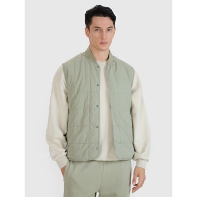 Bezrękawnik ze stójką męski 4F 4FWSS25TVJAM210-44S