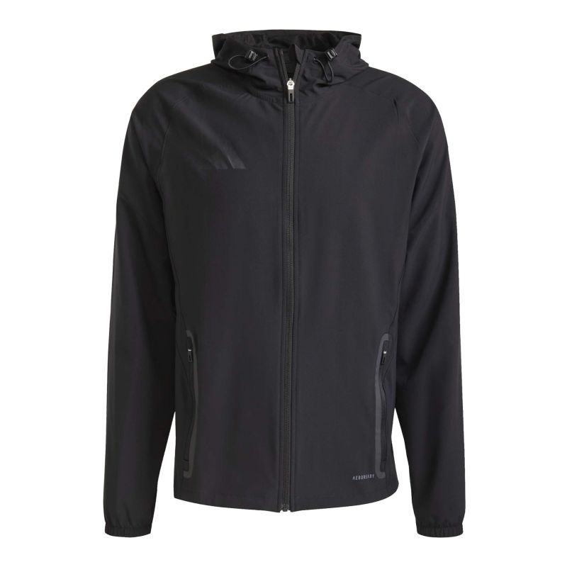 Bluza z kapturem adidas Tiro 25 Competition Vis Tech Travel - Czarny JX9502