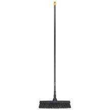 Fiskars 1025926 miotła Wewnętrzna Włosie miękkie/twarde Aluminium Czarny
