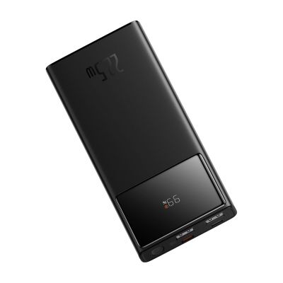 2. Powerbank Baseus Star-Lord 10000mAh 22,5W z wyświetlaczem cyfrowym i kablem USB-C 3A 30cm - czarny