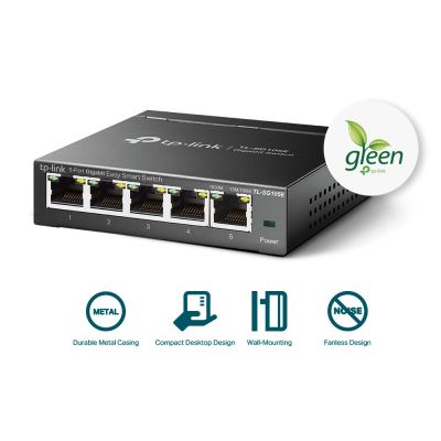 10. Switch TP-LINK TL-SG105E (5x 10/100/1000Mbps)