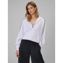 Bluza dresowa regular z kapturem damska 4F 4FRSS26TSWSF2990-10S