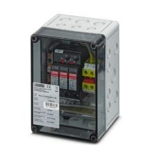 Skrzynka z ogranicznikami przepięć dla 1 MPPT / Phoenix-Contact / 1000DC / 1MPP-SPD-S / box 1 MPPT / 1182566 / Ogranicznik przepięć typ T1/T2 w szczelnej (IP65) obudowie z wyprowadzonymi przepustami (dławnicami)