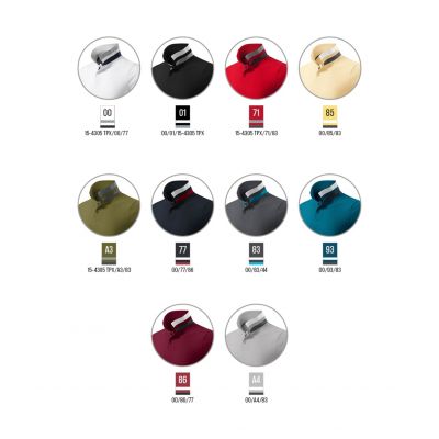 4. Koszulka polo Malfini Collar Up M MLI-25600 biały