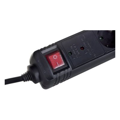 6. Listwa zasilająca ENERGENIE SPG5-C-10 (5 x VDE; 3m; kolor czarny)