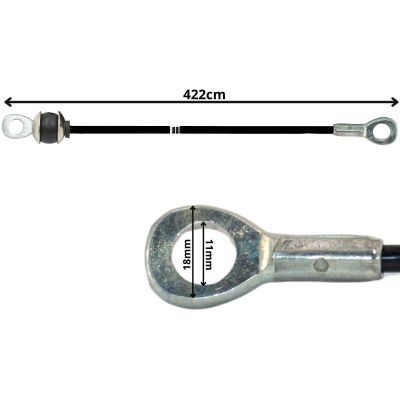 5. LINKA DO ATLASU 422CM OCZKO OCZKO STALOWE ODBOJNIK GUMOWY