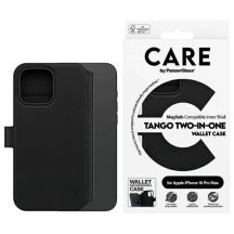 Etui CARE by PanzerGlass Feature Tango 2in1 Wallet MagSafe na iPhone 16 Pro Max - czarne
