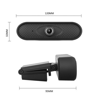 12. NANORS KAMERKA INTERNETOWA USB HD 1080P (1920X1080) Z WBUDOWANYM MIKROFONEM, DŁUGOŚĆ PRZEWODU 1,7M 25FPS RS680