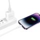 3. Kabel Dudao L2sL USB-A - Lightning 6A 1.2m - biały