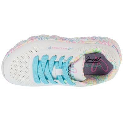 3. Skechers Uno Lite 314976L-WPTQ Białe 28