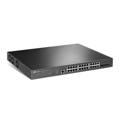 3. TP-Link JetStream TL-SG3428XPP-M2 przełącznik sieciowy Zarządzany L2+ 2.5G Ethernet (100/1000/2500) Obsługa PoE 1U Czarny