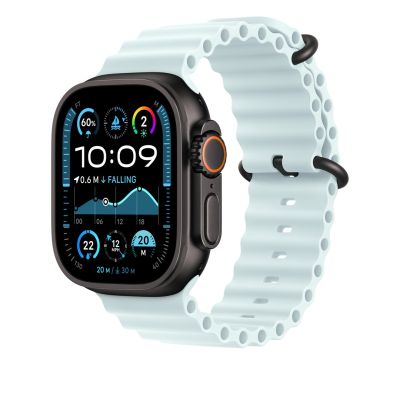 2. Apple Watch 49mm Ice Blue Ocean Band Extension - Black Titanium Finish