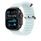 2. Apple Watch 49mm Ice Blue Ocean Band Extension - Black Titanium Finish