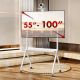 20. MACLEAN STAND / WÓZEK DO TV, PÓŁKA NA KAMERĘ, NA KÓŁKACH, 55-100", MAX. OBCIĄŻENIE 120KG/10KG PÓŁKA, MAX. VESA 900X600 MC-114