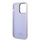 7. Etui Karl Lagerfeld Silicone Ikonik na iPhone 14 Pro Max - purpurowe