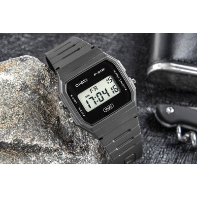 5. Zegarek CASIO Unisex F-91WB-1AVEF + BOX