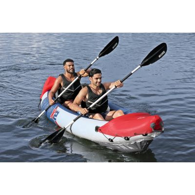4. Bestway 65077 / 25 kajak sportowy 1 os. Wielobarwny Kopolimer akrylonitrylo-butadieno-styrenowy (ABS), Aluminium, Polipropylen (PP), Polichlorek winylu (PVC) Nadmuchiwany kajak